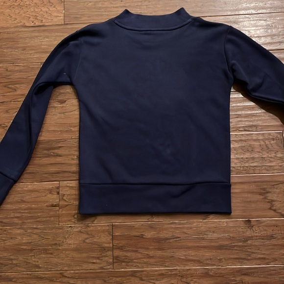 Under Armour Women’s Navy Blue Stadium Crewneck Pullover Sweatshirt Size XS - Picture 7 of 8